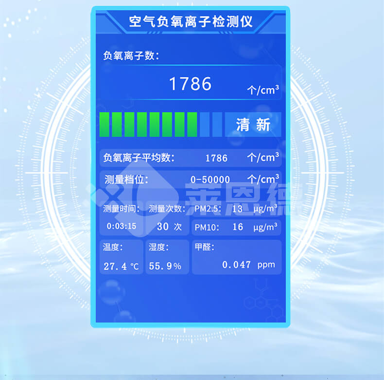 負(fù)氧離子檢測(cè)儀