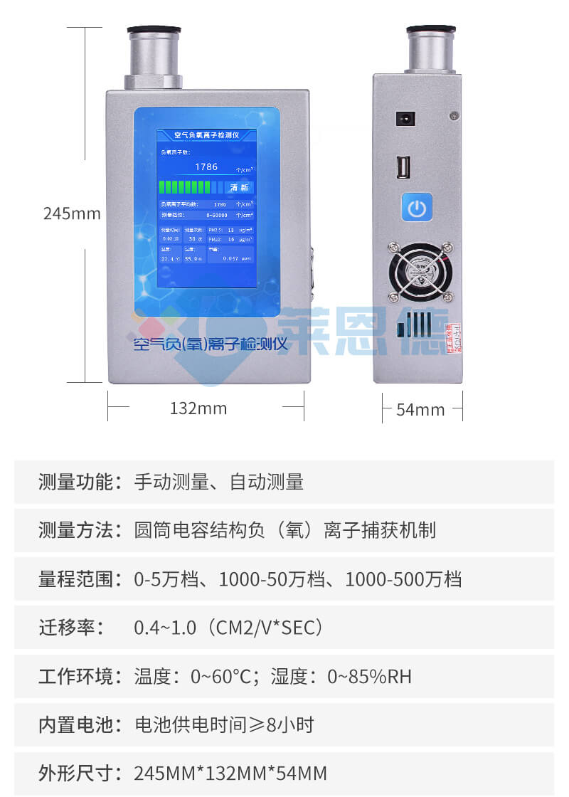負(fù)氧離子檢測(cè)儀